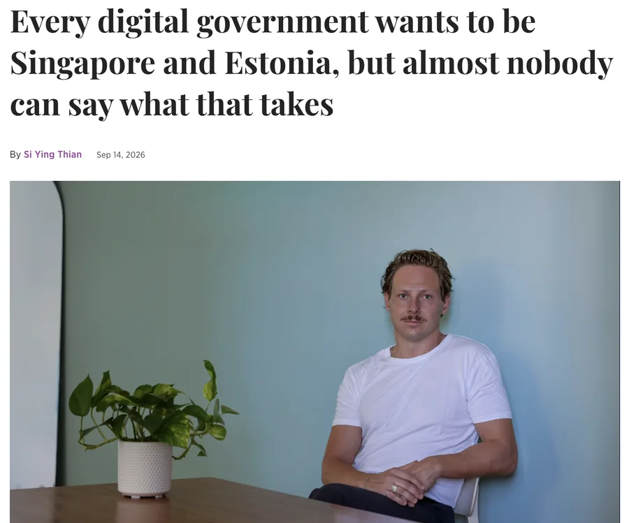 GovInsider interview: Every digital government wants to be Singapore and Estonia, but almost nobody can say what that takes